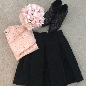 Black skirt.